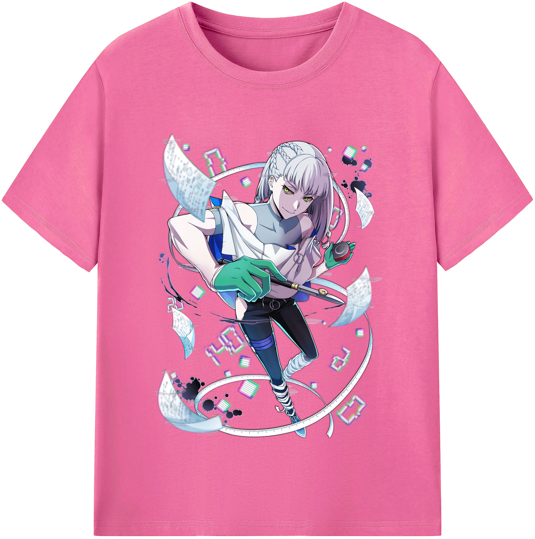 （画像用） 文豪ストレイドッグス Bungo Stray Dogs レディースカジュアルプリントTシャツ（綿100％）